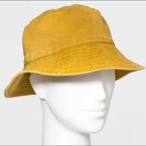 Yellow Cotton Bucket Hat